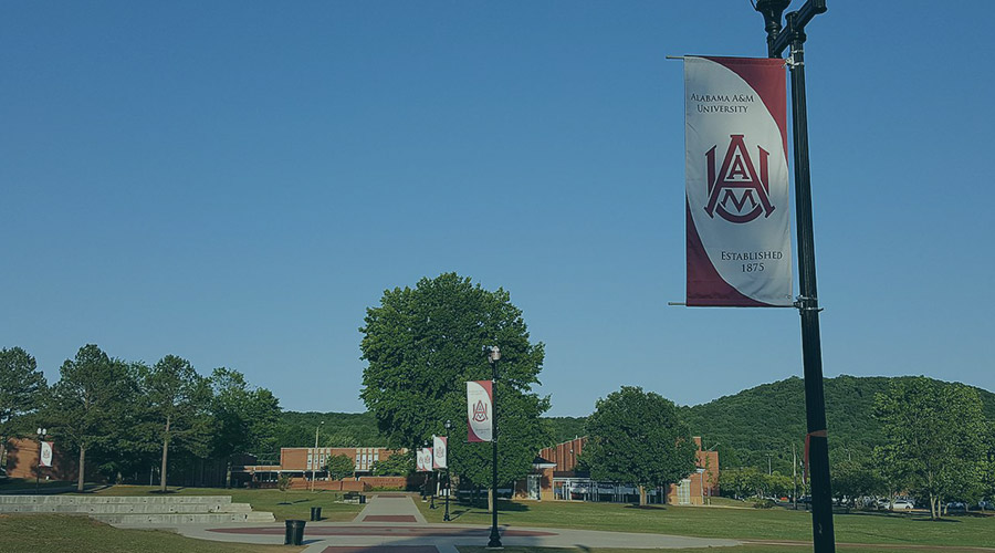 Image of the Alabama A&M University campus